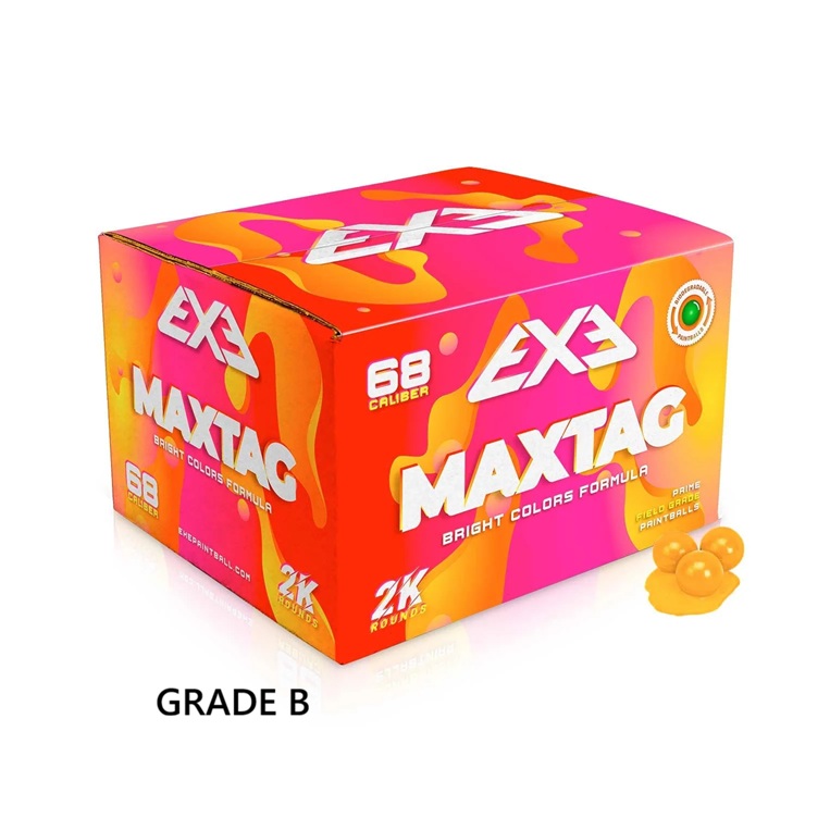 Paintballs Maxtag 0.68 Orange/Orange GRADE B* Envío Gratis 3/4 Días